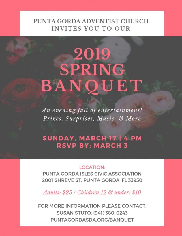 banquet flyer